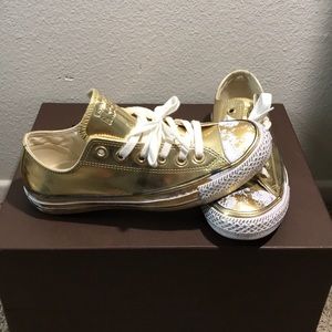 Special edition gold converse all stars